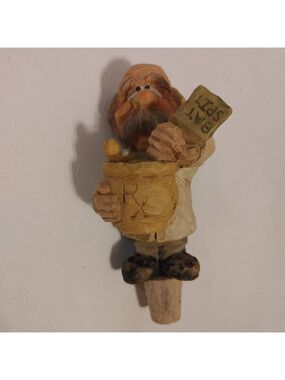 FUNNY Decorative Wine Bottle Stopper Topper Cork BAT SPIT